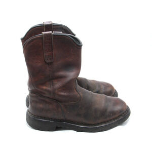 Redwing Pecos Boots Mens Size 7 D Brown Leather Western Work Soft Toe 1149